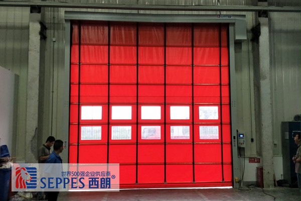 抗风堆积式快速门