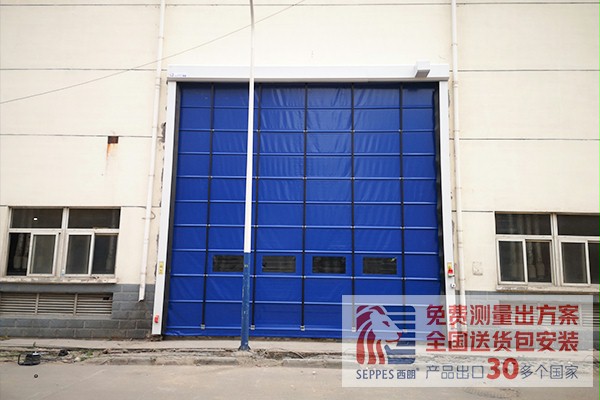 徐州某橡胶厂房大门堆积快速卷帘门项目