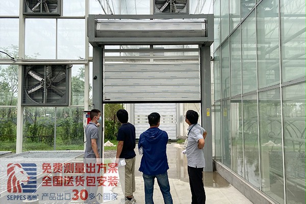 智能化温室硬质快速门