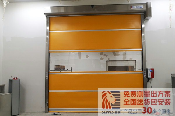 为什么许多药企都会安装快速卷帘门