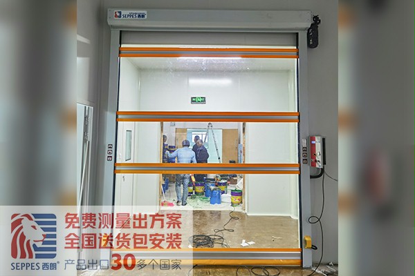 安徽某新材料公司透明快速门