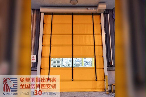 苏州传动设备工作车间堆积式快速门项目 苏州传动设备工作车间堆积式快速门项目